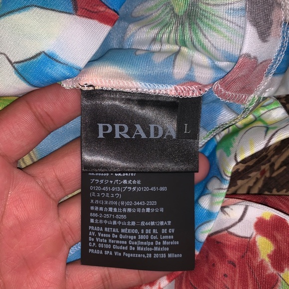 Prada Jersey Turtleneck Flashback Print. - Picture 5 of 5